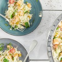 Un camino de ida: ensalada de lentejas deliciosa y completa, como plato principal y olvidate de cocinar con este calor
