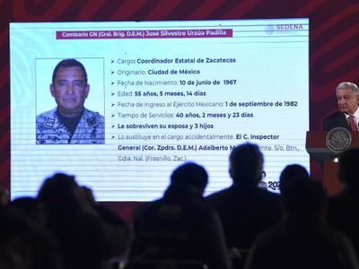 AMLO lamenta asesinato del general Urzúa Padilla, coordinador de la Guardia Nacional en Zacatecas