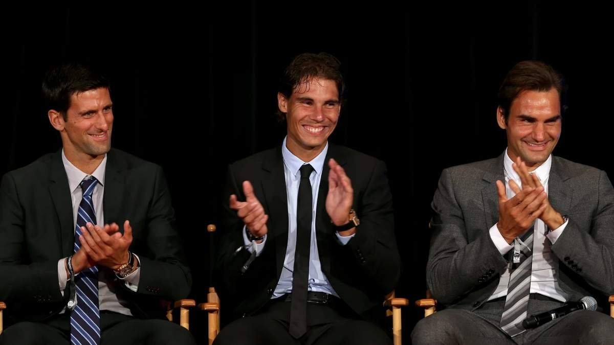 Djokovic, Nadal y Federer. Fuente: (Instagram).