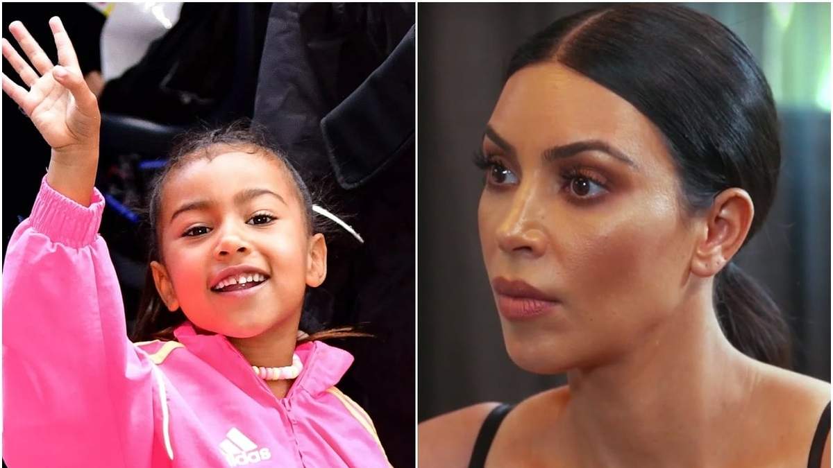 North West y Kim Kardashian. Fuente: (Twitter)