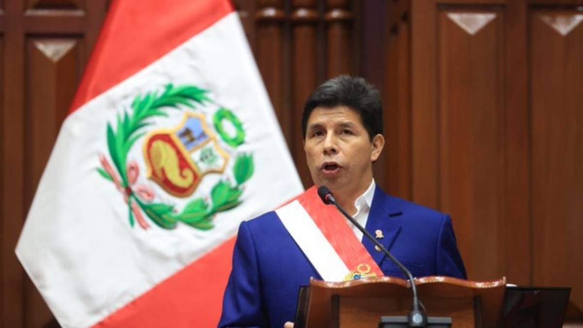 El presidente de Perú, Pedro Castillo