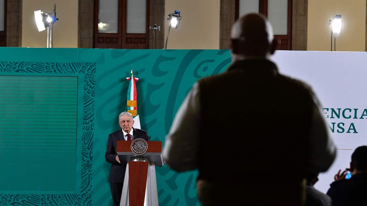 El presidente López Obrador