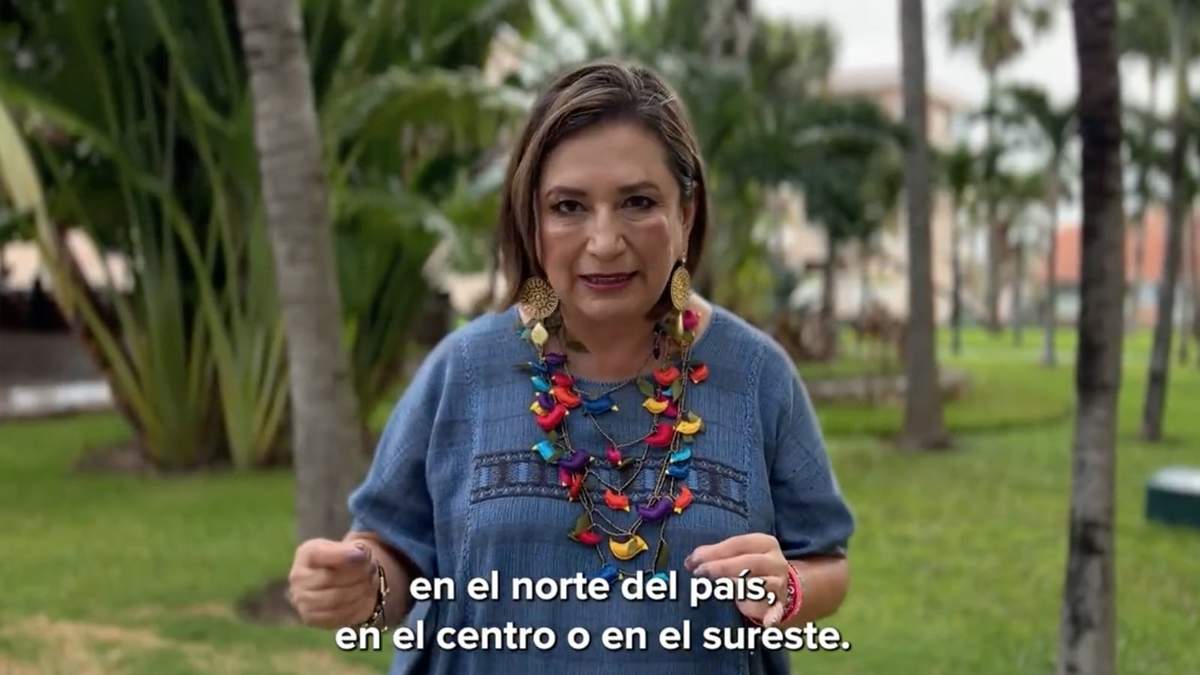 Xóchitl Gálvez, aspirante presidencial del Frente Amplio por México