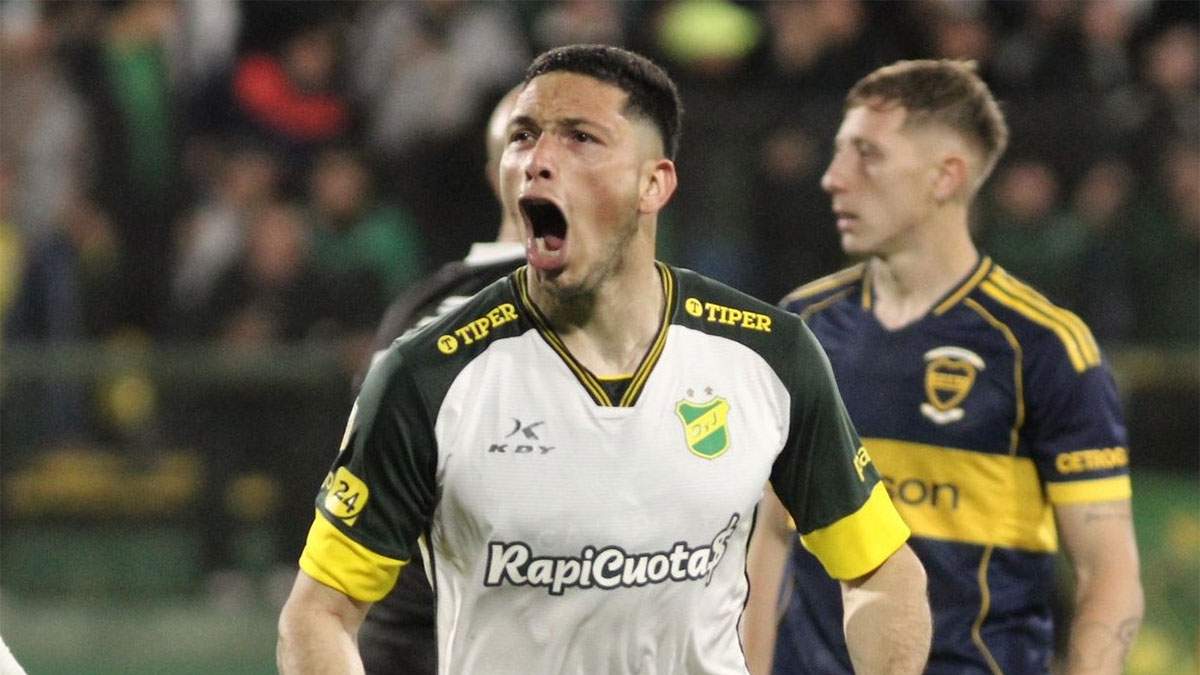 Abiel Osorio metió dopieta en Florencia Varela ante Boca.