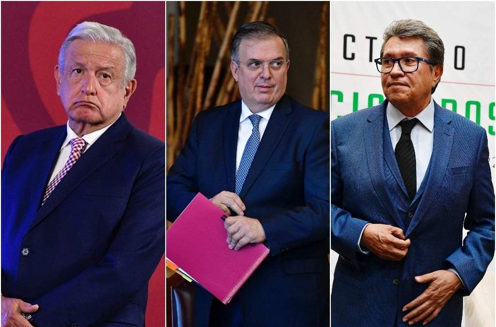 López Obrador, Ebrard y Monreal