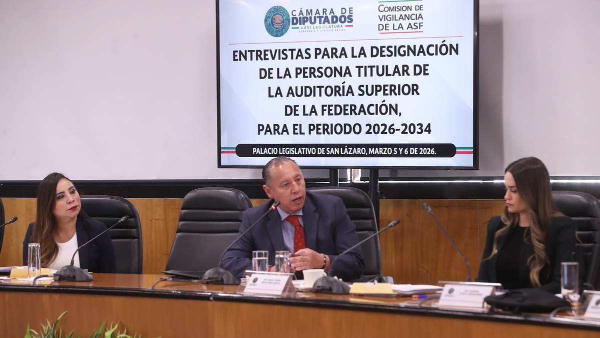 La Comisión de Vigilancia de la Auditoría Superior de la Federación de la Cámara de Diputados lleva a cabo las entrevistas a los candidatos a la titularidad de la ASF