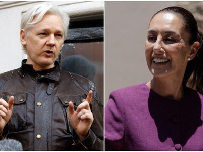 Así fue la reacción de Sheinbaum tras la liberación de Julian Assange