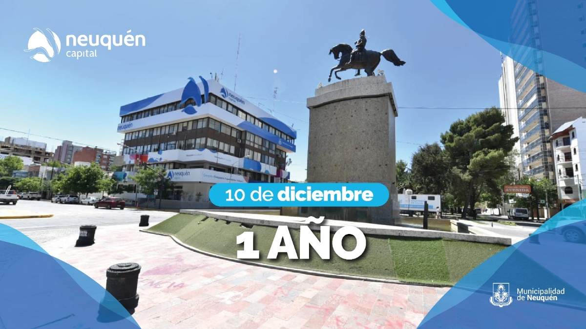 Foto Aniversario Neuquén capital. Fuente: (Twitter)