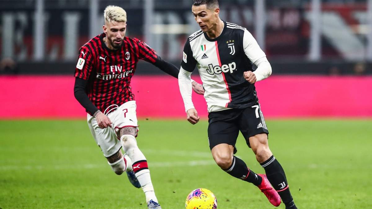 Juventus vs Milan. Fuente (Instagram)