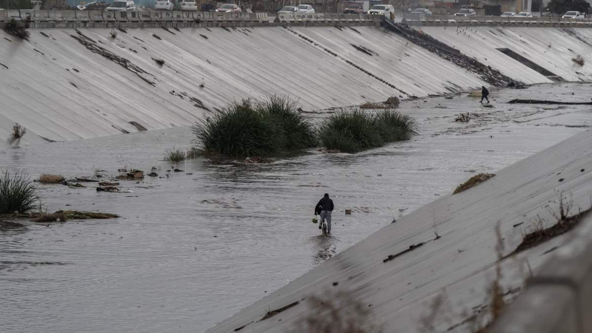 Imagen del río Tijuana el pasado 15 de noviembre