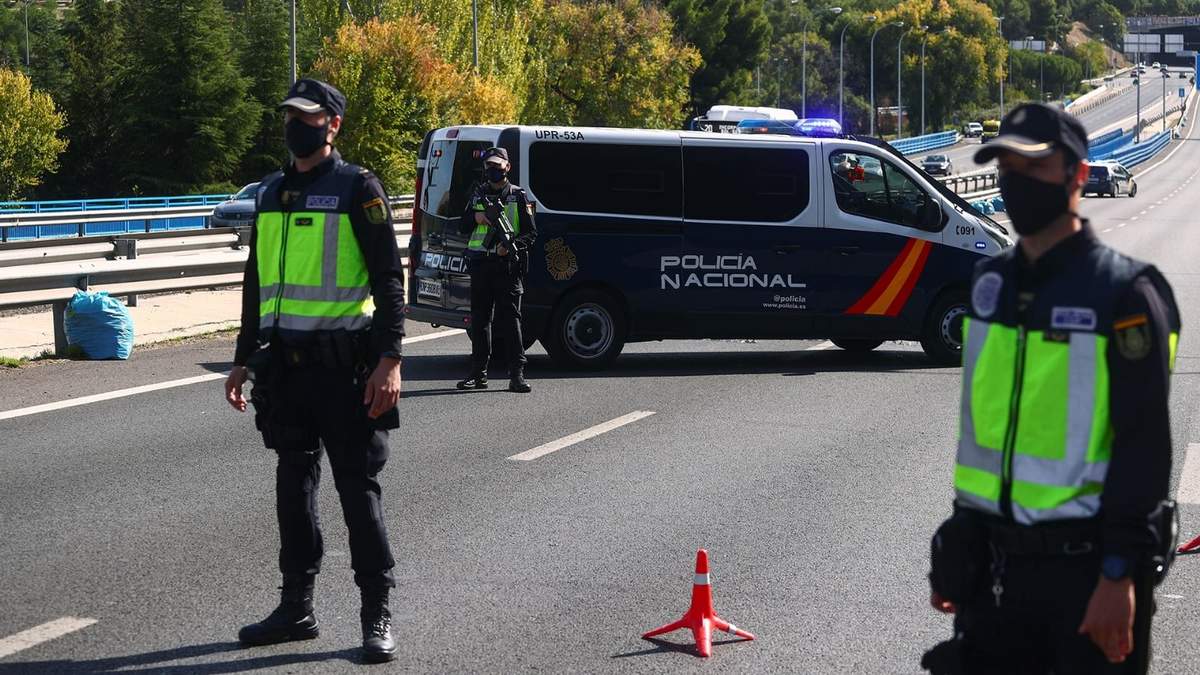 Las restricciones de movilidad serán controladas por la Policía Nacional y la Guardia Civil. Fuente: (Twitter)