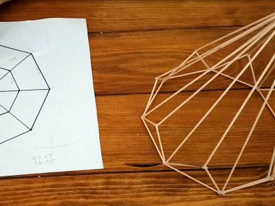 Con palitos de brochette: hacé esta lámpara aesthetic para tu living con esa idea fácil y creativa
