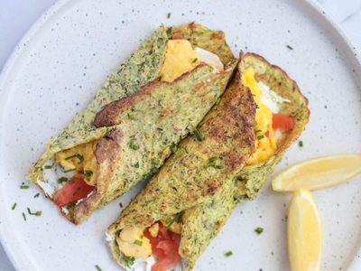 Wraps de zucchini: si querés probar algo diferente y nutritivo, mirá esta receta súper práctica y rica