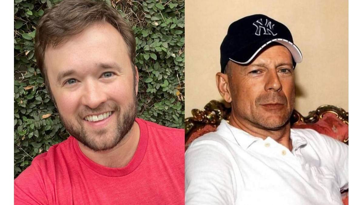 Haley Joel Osment y Bruce Willis