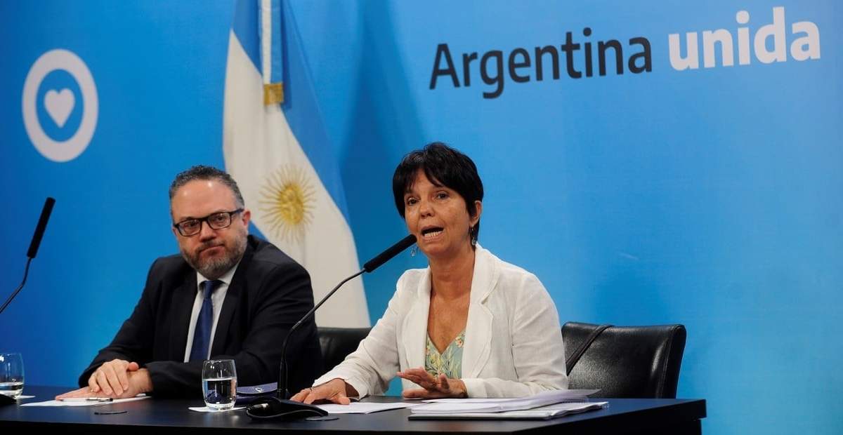 Matías Kulfas y Mercedes Marcó del Pont. Fuente: (Twitter)