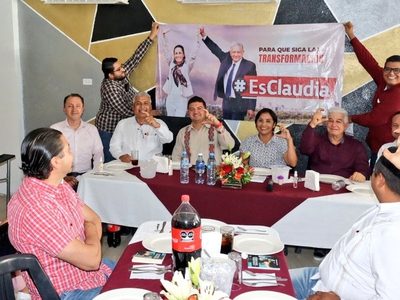 Hermano de López Obrador en Tabasco muestra apoyo a Sheinbaum para elección presidencial de 2024
