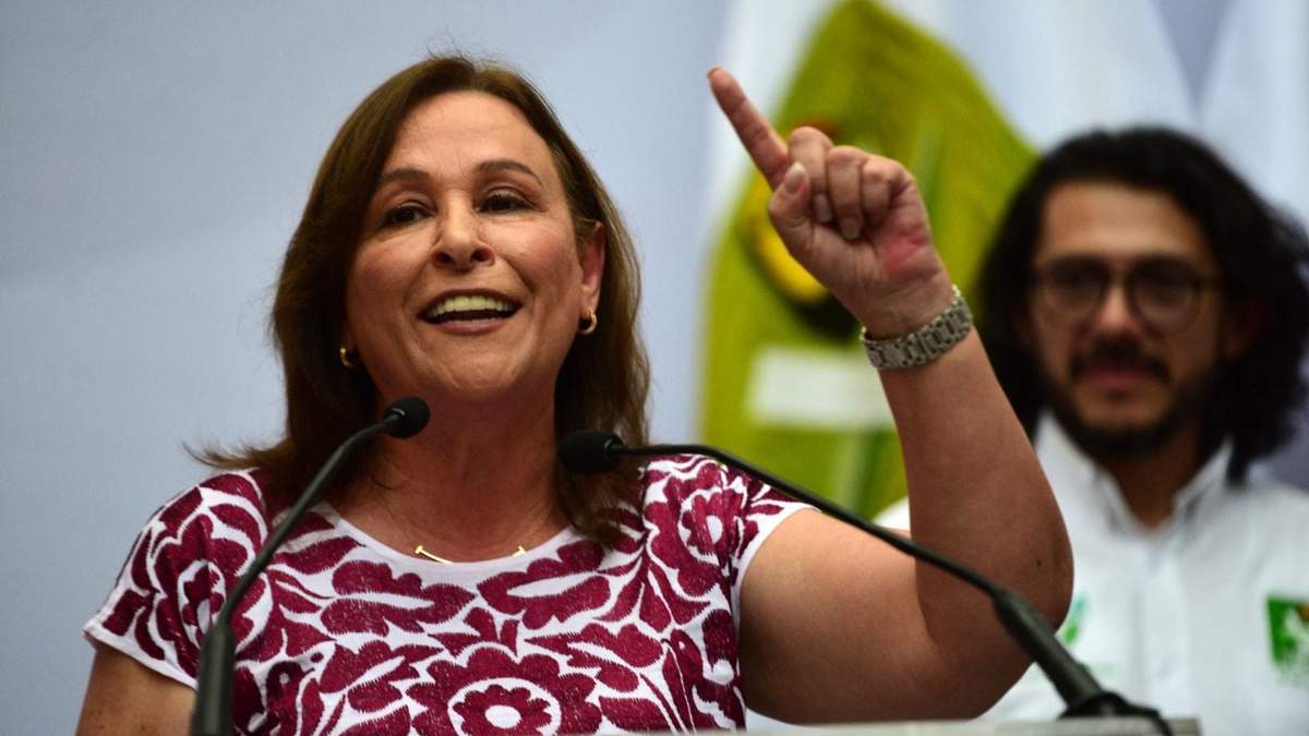 La candidata de Morena al gobierno de Veracruz, Rocío Nahle