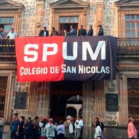 Profesores levantan huelga en Universidad Michoacana