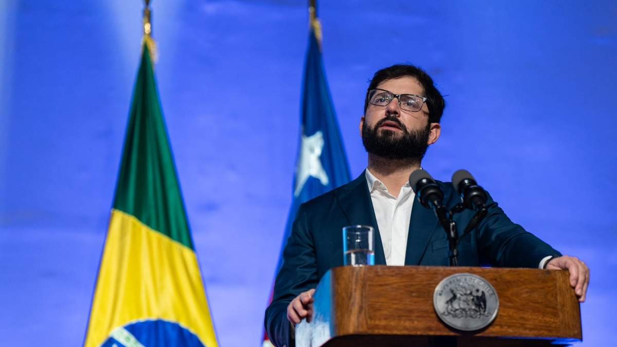 El presidente de Chile, Gabriel Boric