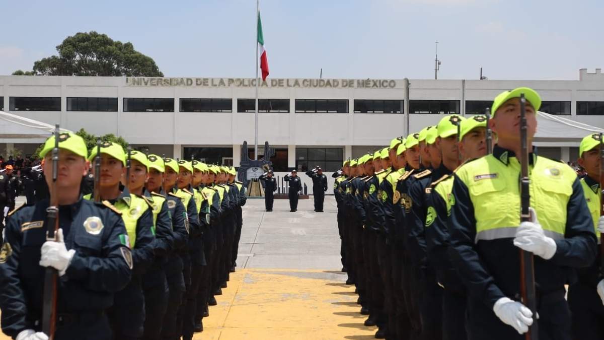 Graduación de policías de la SSC de la CDMX, 11 de agosto de 2023