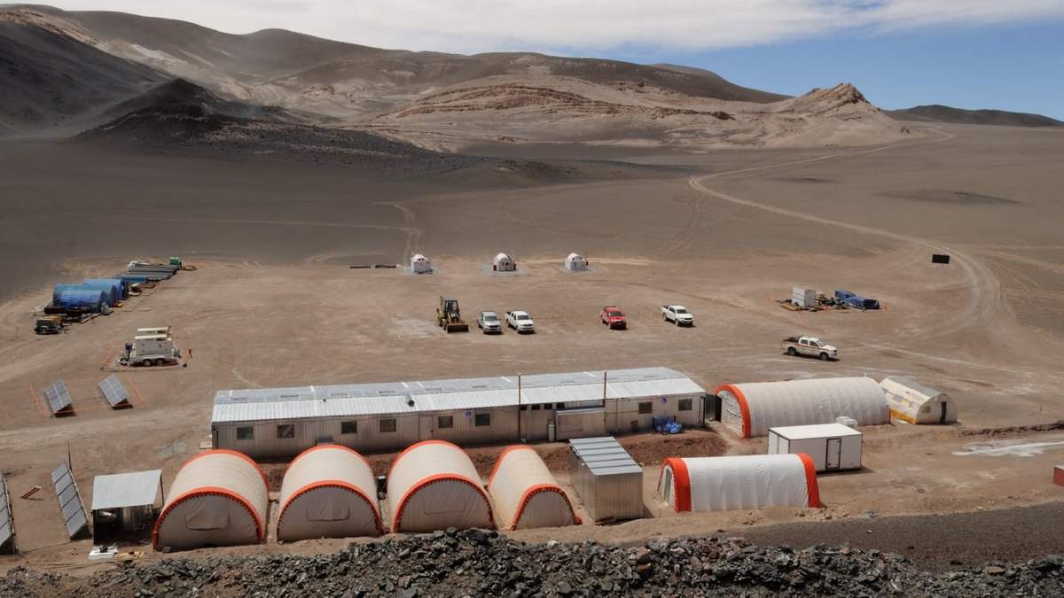 Campamento minero en Catamarca. Fuente: (Twitter)
