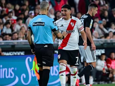 Malas noticias para River: la dura sanción que recibió Maxi Salas por su expulsión