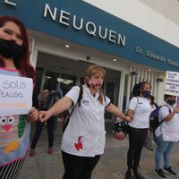 "Sabemos que hay plata": los trabajadores de Salud de Neuquén no aflojan en su lucha
