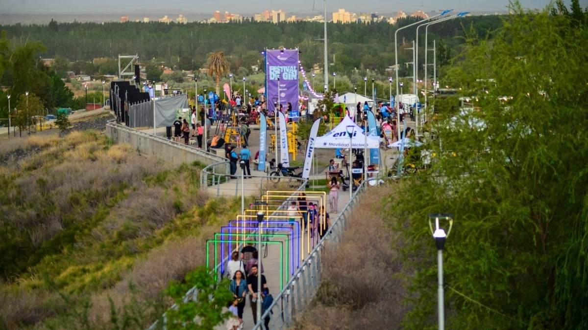 El Festival del Gin se realizará en el Parque Este de la ciudad de Neuquén. Fuente: (Municipalidad de Neuquén)
