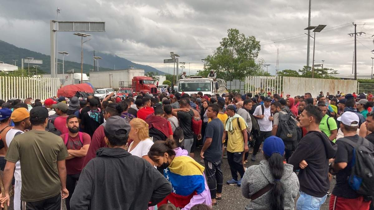 Protesta migrante