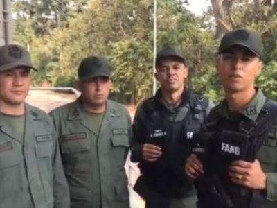 Cuatro miembros de la Guardia Nacional de Venezuela desertan en Cúcuta