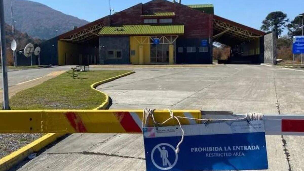 El paso Mamuil Malal permanece cerrado desde marzo de 2020. Fuente: (Facebook)
