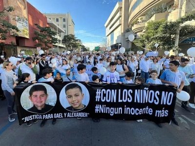 Caso de Alexander y Gael: asesinato de dos menores provoca marcha en Sinaloa