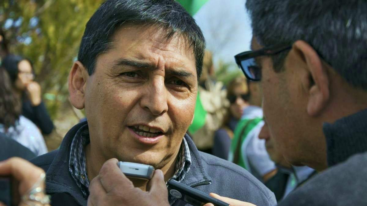 Carlos Quintriqueo, secretario general de ATE. Fuente: (Facebook)