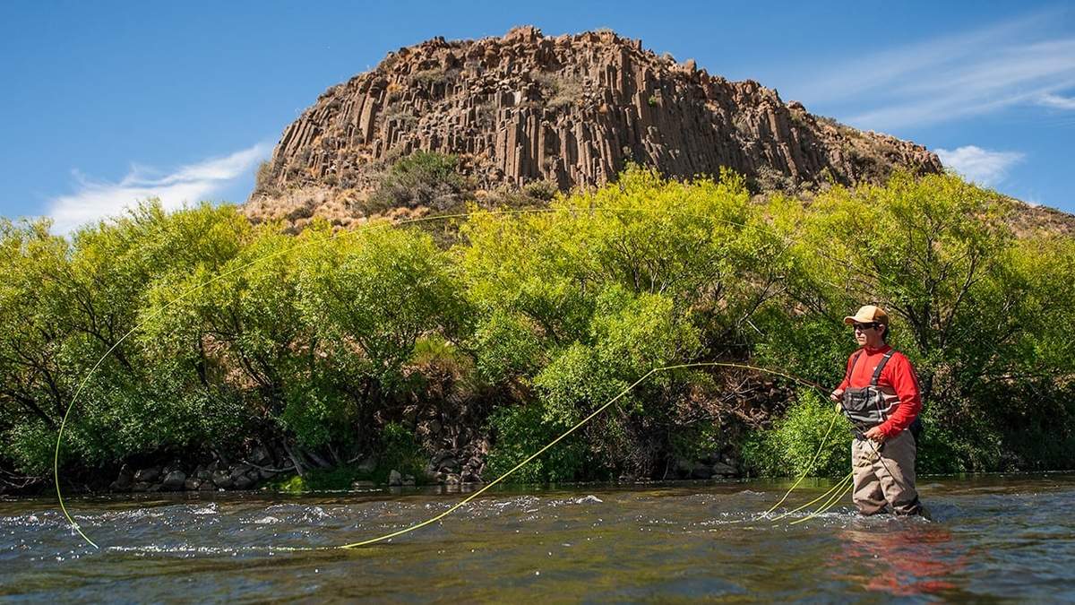 Pesca en Neuquén. Fuente: (Twitter)