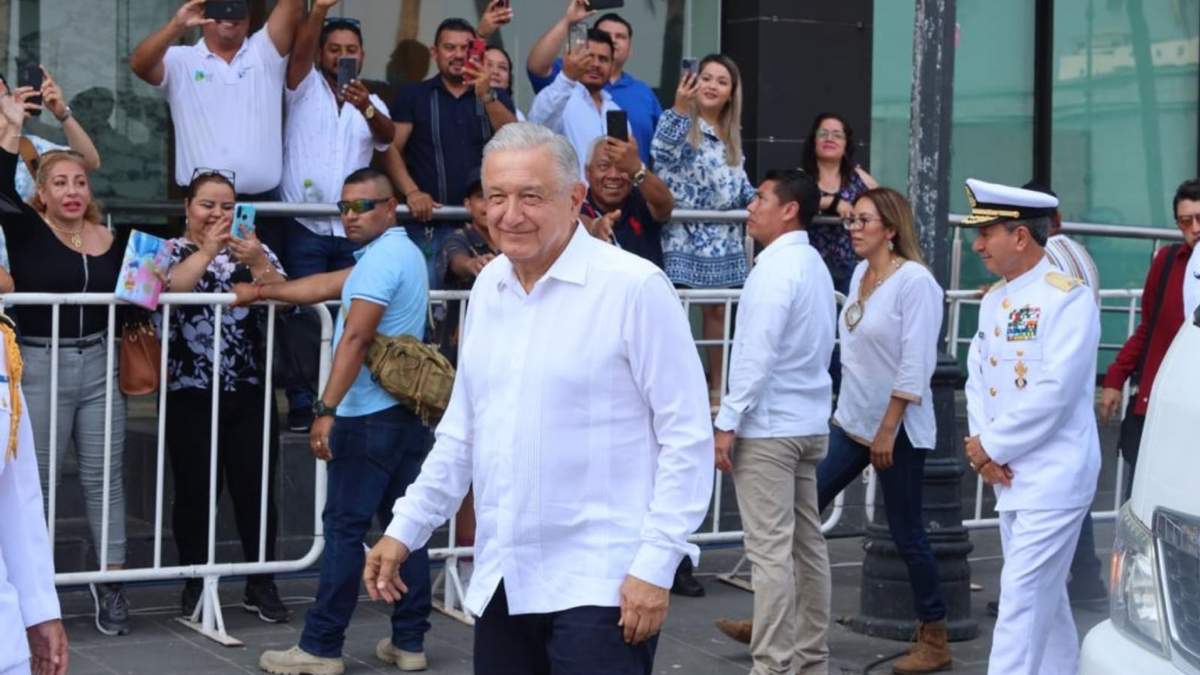 El Presidente Andrés Manuel López Obrador en Veracruz