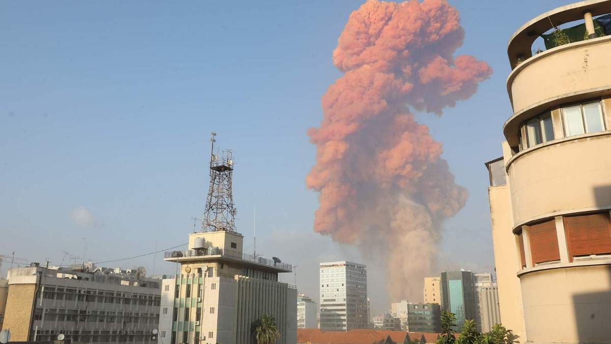 La explosión se habría originado en un depósito de fuegos artificiales. Fuente: (Twitter)
