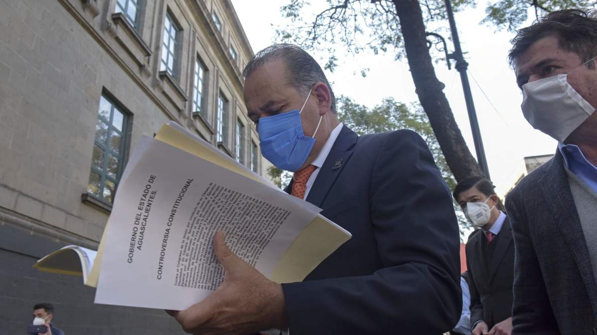 El gobernador de Aguascalientes, Martín Orozco Sandoval