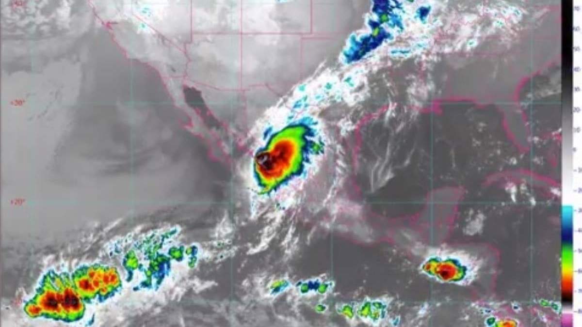 El huracán "Pamela" tocó tierra en costas de Sinaloa