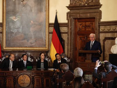 Sheinbaum agradece a Steinmeier la colaboración de Alemania en proyectos de la CDMX