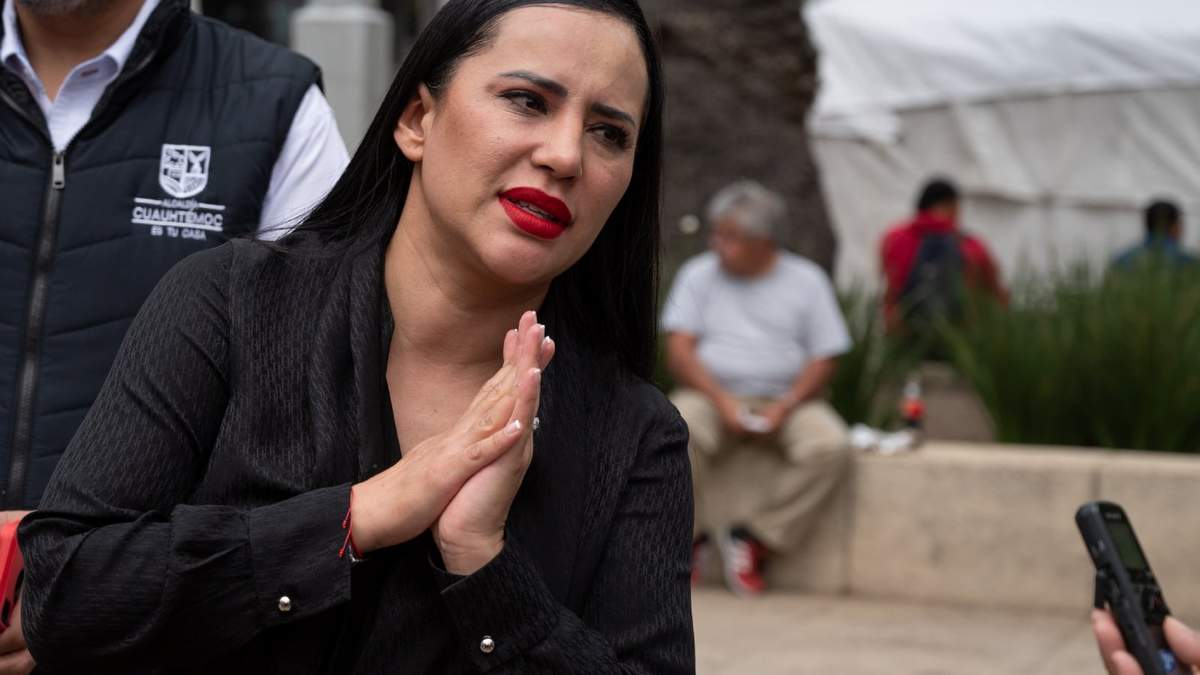 La alcaldesa de Cuauhtémoc, Sandra Cuevas