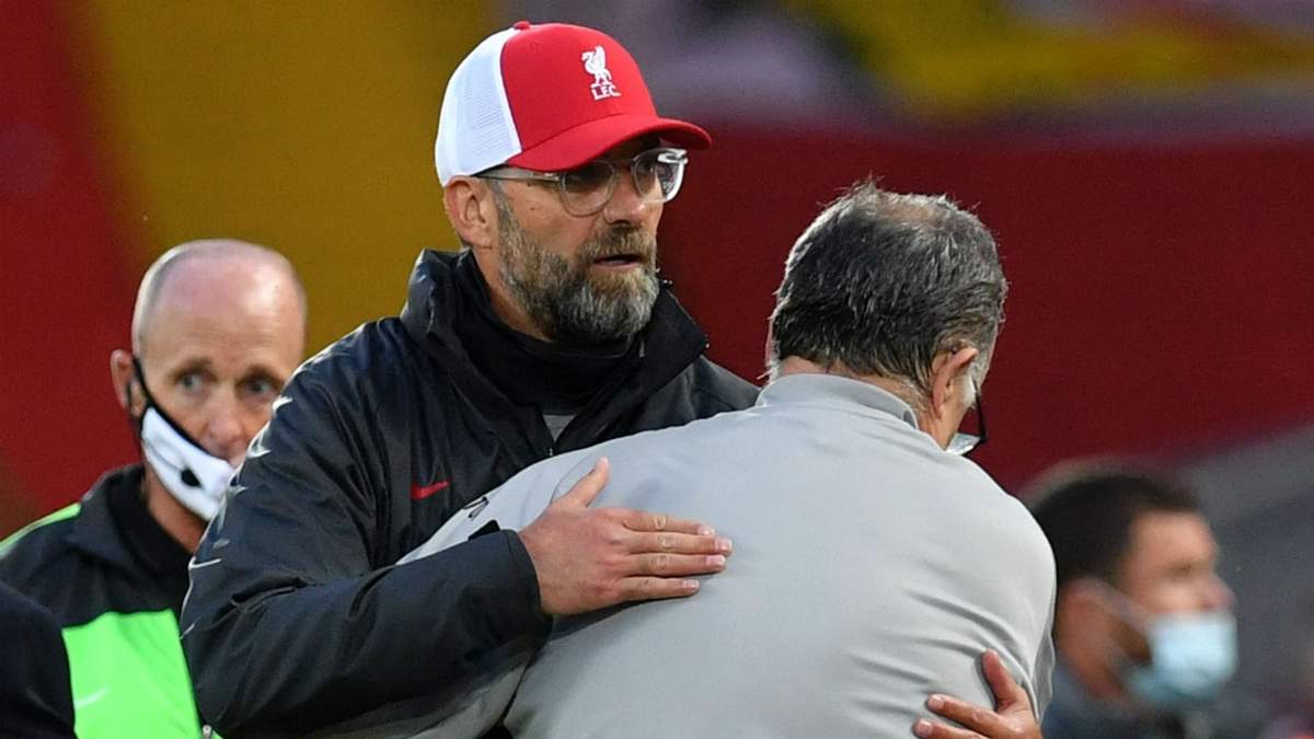 Klopp y Bielsa. Fuente (Instagram)