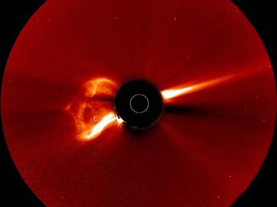 Una eyección solar alcanza Marte entre los vuelos de Ingenuity