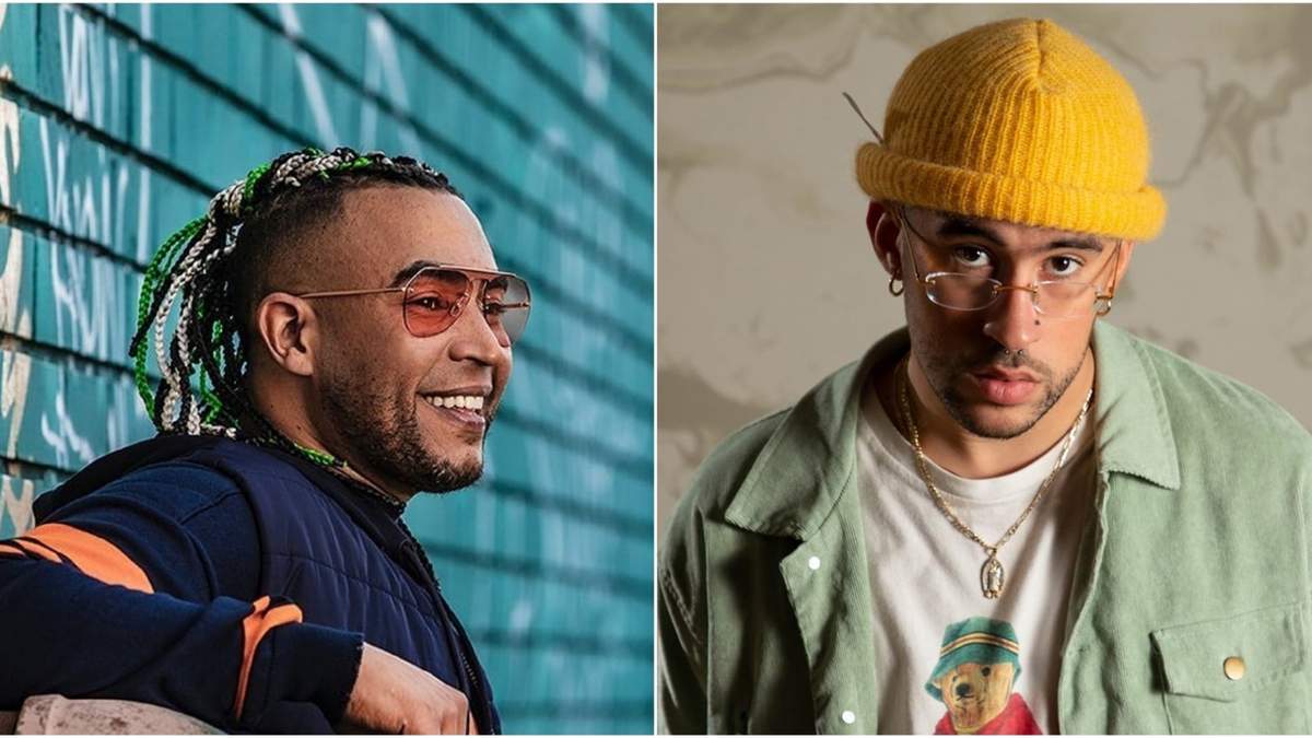 Don Omar y Bad Bunny. Fuente: (Twitter)
