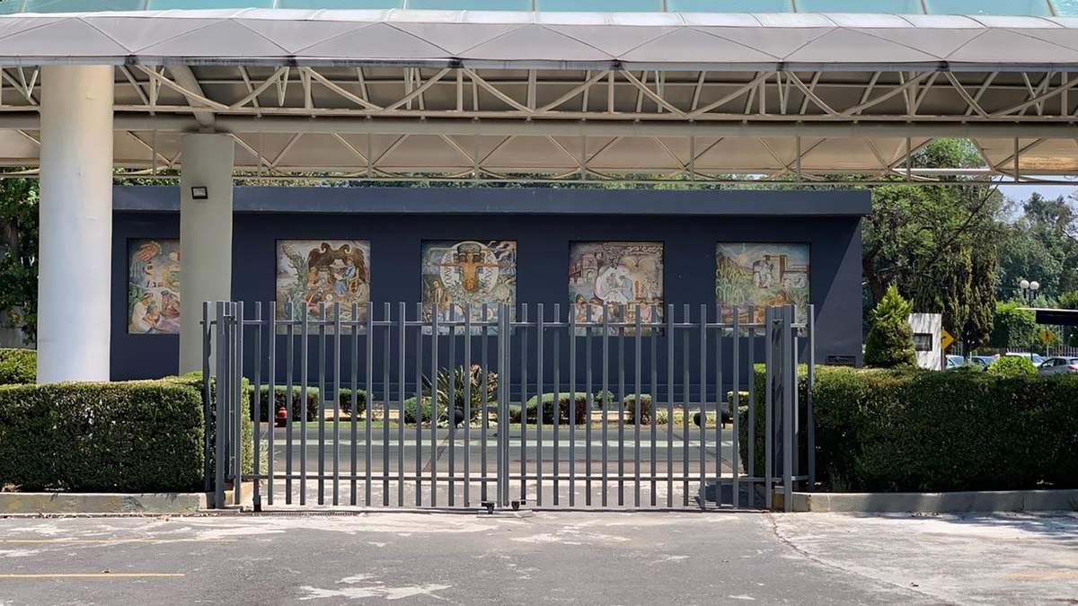 Los murales en las oficinas de la compañía farmacéutica Glaxo Smith-Kline