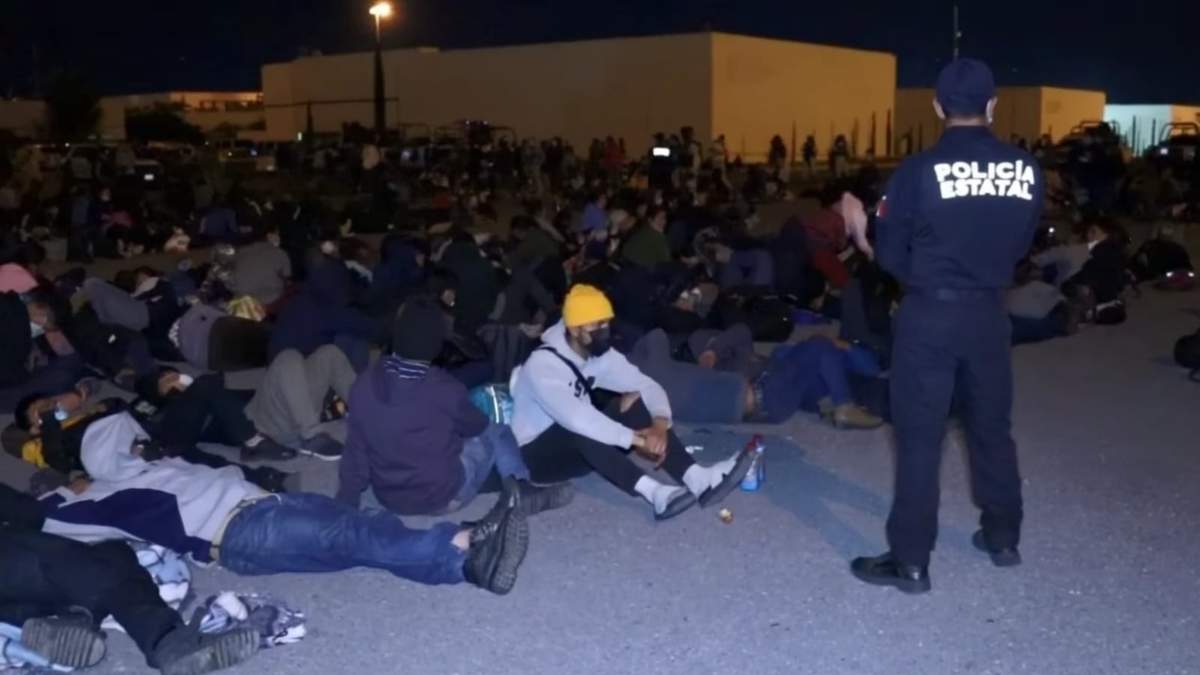 Migrantes detenidos en Tamaulipas