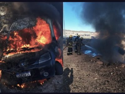 Cañadon de las Cabras: incendiaron un vehículo tras una denuncia por abuso sexual