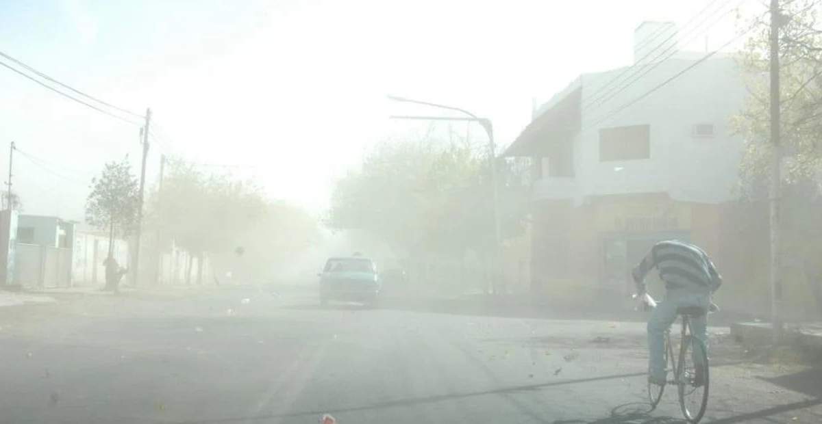Viento en Neuquén. Fuente: (Facebook)