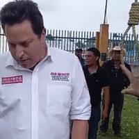 Simulan ahorcamiento de candidato de Morena por incumplir cuando fue diputado