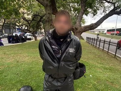 Detuvieron a un motochorro australiano que robaba en Buenos Aires