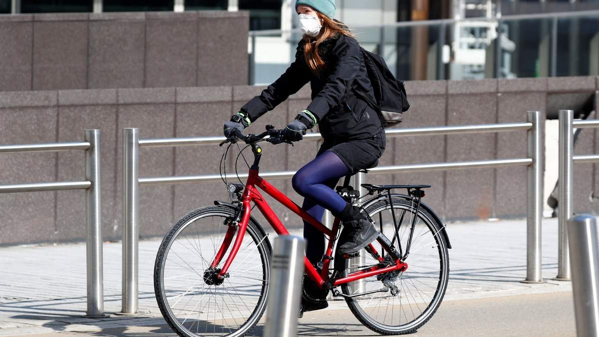 Paseos en bicicleta durante la cuarentena. Fuente: (Twitter=